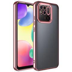 Xiaomi Redmi 10C Kılıf Kamera Korumalı Logo Gösteren Omega Kapak