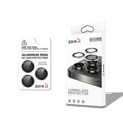 iPhone 16 Pro Max CL-12 Premium Safir Parmak İzi Bırakmayan Anti-Reflective Kamera Lens Koruyucu