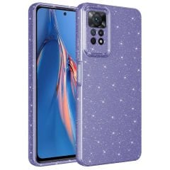 Xiaomi Redmi Note 12 Pro 4G Kılıf Kamera Korumalı Simli Lüks Koton Kapak kılıf