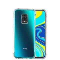 Xiaomi Redmi Note 9 Pro Kılıf Nitro Anti Shock Darbe Emici Köşe Korumalı Şeffaf Silikon Kapak