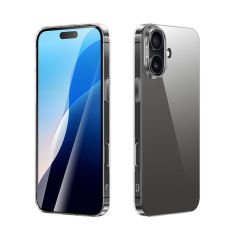 iPhone 16 Kılıf Ultra İnce Sert Kamera Çıkıntılı Şeffaf  Vonn Kapak