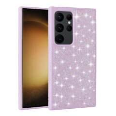 Samsung Galaxy S24 Ultra Kılıf Parlak Taşlı Tasarım Pırlanta Kapak