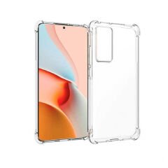Xiaomi Mi 12T Pro Kılıf Nitro Anti Shock Darbe Emici Köşe Korumalı Şeffaf Silikon Kapak