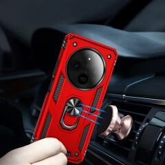 Xiaomi Redmi 14C Kılıf Vega Tank Sert Yüzüklü Standlı Zırh Koruma Kapak