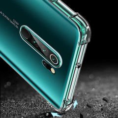 Xiaomi Redmi Note 8 Pro Kılıf Nitro Anti Shock Darbe Emici Köşe Korumalı Şeffaf Silikon Kapak