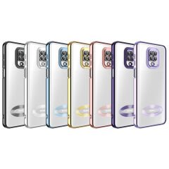 Xiaomi Redmi Note 9 Pro Kılıf Kamera Korumalı Logo Gösteren Omega Kapak