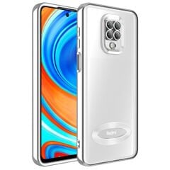 Xiaomi Redmi Note 9 Pro Kılıf Kamera Korumalı Logo Gösteren Omega Kapak