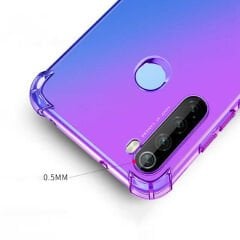 Xiaomi Redmi Note 8 Kılıf Nitro Anti Shock Darbe Emici Köşe Korumalı Şeffaf Silikon Kapak