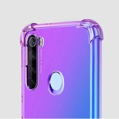 Xiaomi Redmi Note 8 Kılıf Nitro Anti Shock Darbe Emici Köşe Korumalı Şeffaf Silikon Kapak
