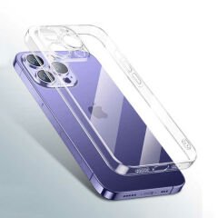 iPhone 14 Pro Max Kılıf Şeffaf Sert PC Vayt Kapak