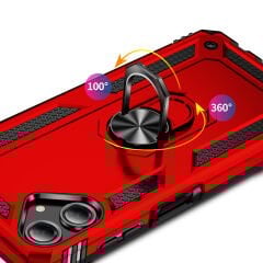 Samsung Galaxy A06 Kılıf Vega Tank Sert Yüzüklü Standlı Zırh Koruma Kapak