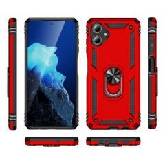 Samsung Galaxy A06 Kılıf Vega Tank Sert Yüzüklü Standlı Zırh Koruma Kapak