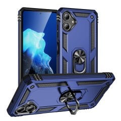 Samsung Galaxy A06 Kılıf Vega Tank Sert Yüzüklü Standlı Zırh Koruma Kapak