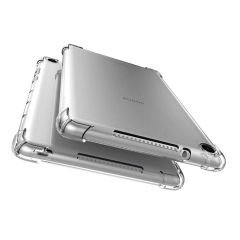 iPad 10.2 (8.Nesil) Kılıf Nitro Anti Shock Darbe Emici Köşe Korumalı Şeffaf Silikon Kapak