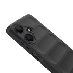 İnfinix Hot 30i Kılıf Esnek TPU Oyuklu Arka Yüzey Tasarımlı Etnik Silikon Kapak