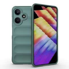 İnfinix Hot 30i Kılıf Esnek TPU Oyuklu Arka Yüzey Tasarımlı Etnik Silikon Kapak