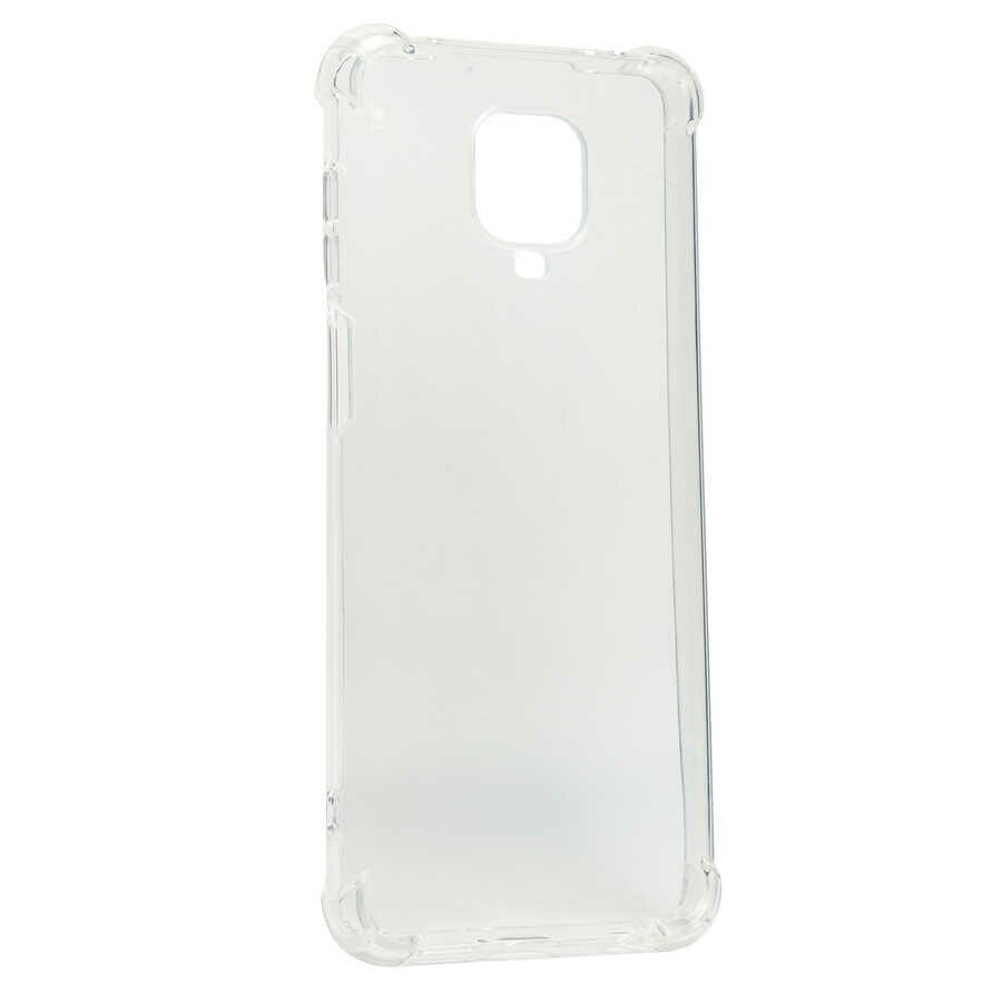 Xiaomi Redmi Note 9 Pro Kılıf Nitro Anti Shock Darbe Emici Köşe Korumalı Şeffaf Silikon Kapak