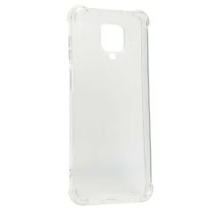 Xiaomi Redmi Note 9 Pro Kılıf Nitro Anti Shock Darbe Emici Köşe Korumalı Şeffaf Silikon Kapak