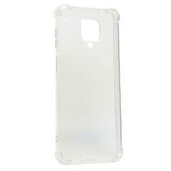 Xiaomi Redmi Note 9 Pro Kılıf Nitro Anti Shock Darbe Emici Köşe Korumalı Şeffaf Silikon Kapak