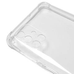 Samsung Galaxy M51 Kılıf Nitro Anti Shock Darbe Emici Köşe Korumalı Şeffaf Silikon Kapak