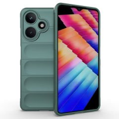 İnfinix Hot 30 Kılıf Esnek TPU Oyuklu Arka Yüzey Tasarımlı Etnik Silikon Kapak