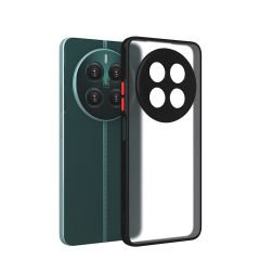 Realme 12 Mat Kamera Korumalı Renkli Tuşlu Sert Silikon Hux Kapak