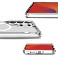 Samsung Galaxy S25 Ultra Kılıf Magsafe Şarj Özellikli T-Max Magsafe Kapak