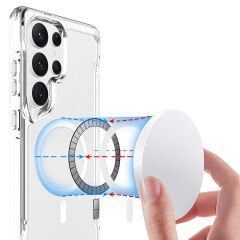 Samsung Galaxy S25 Ultra Kılıf Magsafe Şarj Özellikli T-Max Magsafe Kapak