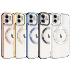 iPhone 11 Kılıf Magsafe Wireless Şarj Özellikli Setro Silikon