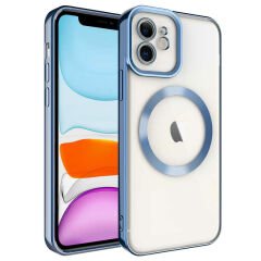 iPhone 11 Kılıf Magsafe Wireless Şarj Özellikli Setro Silikon