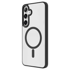 Samsung Galaxy S25 Kılıf Magsafe Şarj Özellikli Krom Magsafe Silikon Kapak