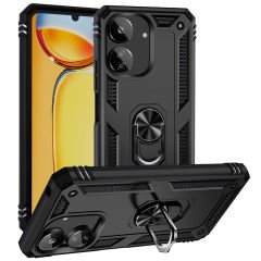 Xiaomi Poco C65 Kılıf Vega Tank Sert Yüzüklü Standlı Zırh Koruma Kapak