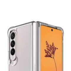 Samsung Galaxy Z Fold 4 Ultra İnce Sert Kamera Çıkıntılı Şeffaf Vonn Kapak