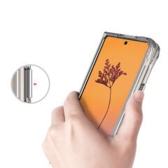 Samsung Galaxy Z Fold 4 Ultra İnce Sert Kamera Çıkıntılı Şeffaf Vonn Kapak