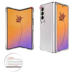 Samsung Galaxy Z Fold 4 Ultra İnce Sert Kamera Çıkıntılı Şeffaf Vonn Kapak