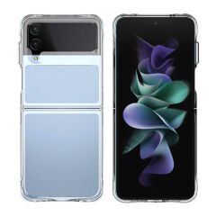Samsung Galaxy Z Flip 4 Ultra İnce Sert Kamera Çıkıntılı Şeffaf Vonn Kapak