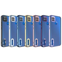 Xiaomi Redmi 9C Kılıf Kamera Korumalı Logo Gösteren  Omega Kapak Kılıf
