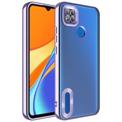 Xiaomi Redmi 9C Kılıf Kamera Korumalı Logo Gösteren  Omega Kapak Kılıf