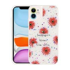 iPhone 11 Kılıf Kamera Korumalı Sert Desenli Pami Kapak