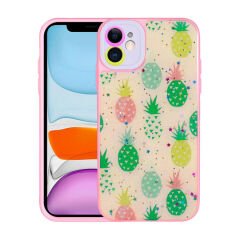iPhone 11 Kılıf Kamera Korumalı Sert Desenli Pami Kapak