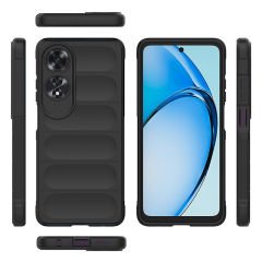Oppo A60 Kılıf Esnek TPU Oyuklu Arka Yüzey Tasarımlı Etnik Silikon Kapak
