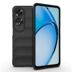 Oppo A60 Kılıf Esnek TPU Oyuklu Arka Yüzey Tasarımlı Etnik Silikon Kapak