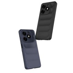 Tecno Spark 20 Kılıf Esnek TPU Oyuklu Arka Yüzey Tasarımlı Etnik Silikon Kapak