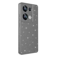 Xiaomi Redmi Note 13 Pro 4G Kılıf Kamera Korumalı Simli Lüks Koton Kapak