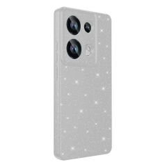 Xiaomi Redmi Note 13 Pro 4G Kılıf Kamera Korumalı Simli Lüks Koton Kapak