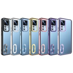 Xiaomi Mi 12T Pro Kılıf Kamera Korumalı Logo Gösteren Omega Kapak