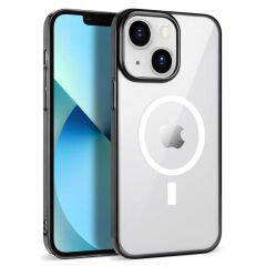 iPhone 14 Kılıf Wireless Şarj Özellikli Pixel Magsafe Kapak