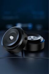 X8Q Siyah Çift Taraflı Manyetik Adsorpsiyon Vakumlu Kompakt Araç Telefonu Tutucu