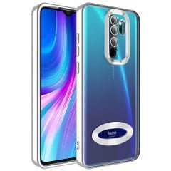 Xiaomi Redmi Note 8 Pro Kılıf Kamera Korumalı Logo Gösteren Omega Kapak