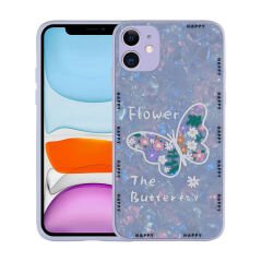 iPhone 11 Kılıf Desenli Sert Silikon Mumila Kapak